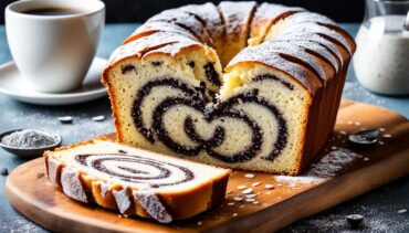 Almond Poppy Seed Coffee Cake With