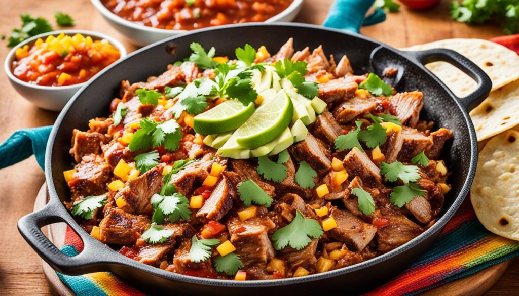 Authentic Mexican carnitas