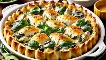 Basil Artichoke Chicken Bake