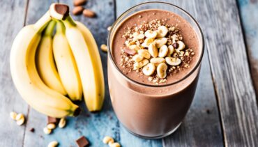 Best Chocolate Peanut Butter Banana Protein Smoothie