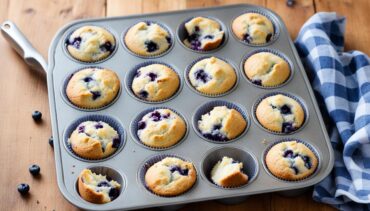 Brown Butter Blueberry Muffins