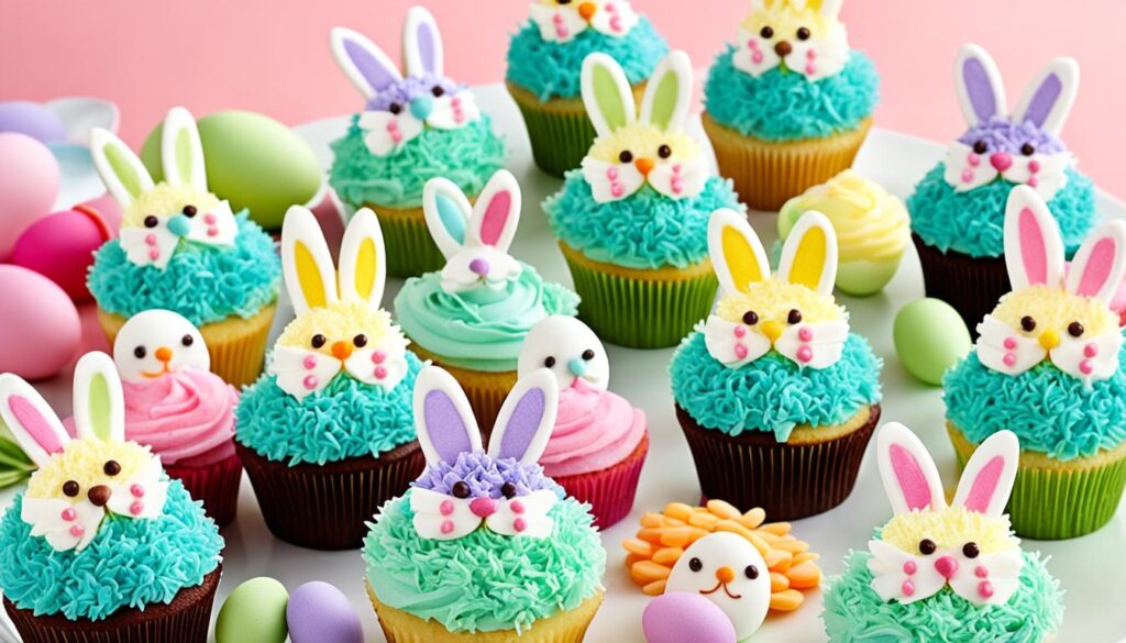 Bunny cupcakes for Easter