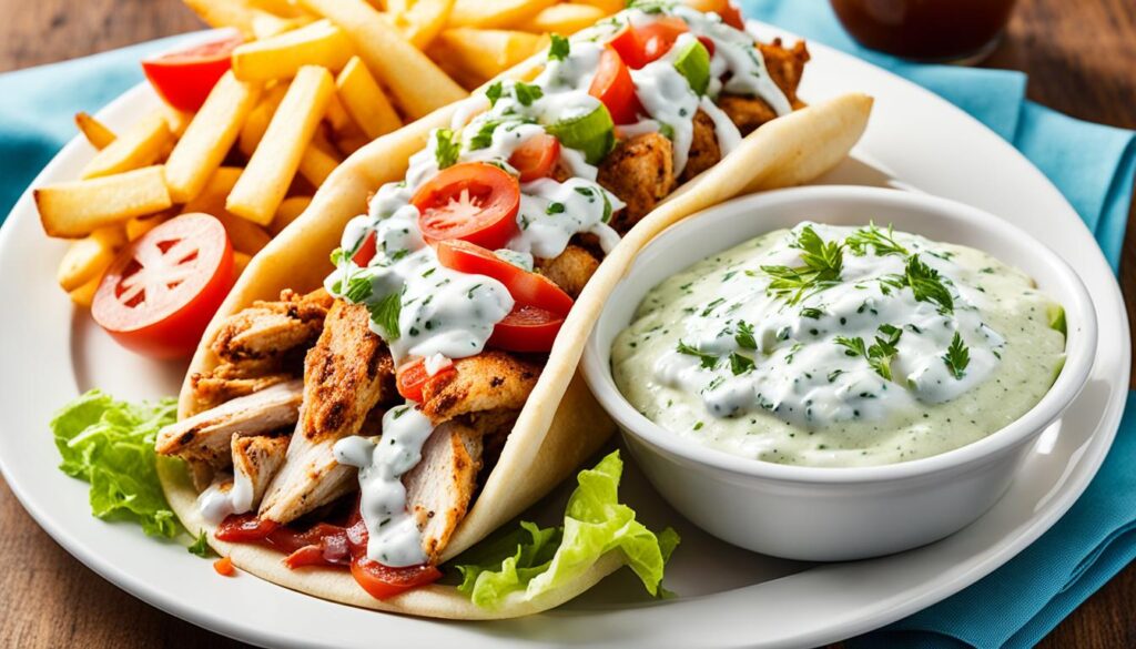 Chicken Gyro serving suggestions