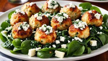 Chicken Spanikopita Meatballs With