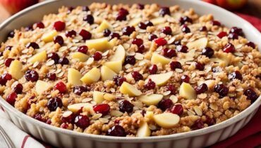 Cranberry Apple Crumble