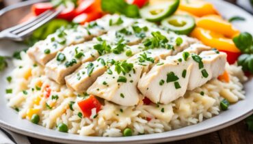 Creamy Chicken Rice Bake