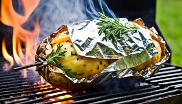 Grilled Baked Potatoes In Foil