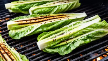 Grilled Romaine Lettuce With Parmesan Cheese