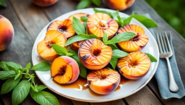 Healthy Grilled Peaches