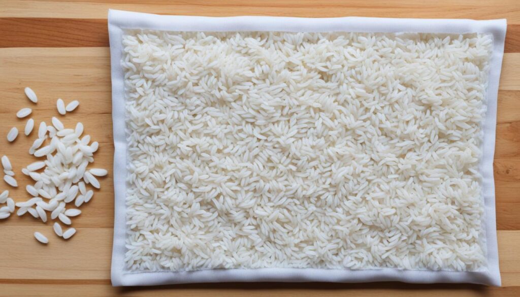 Homemade Moist Heat Pack with Rice