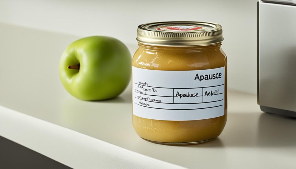 Opened Applesauce Shelf Life