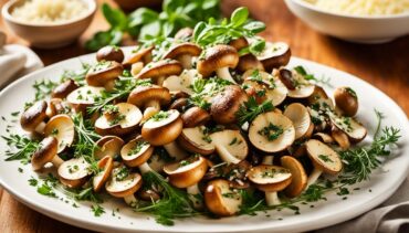 Parmesan Garlic Roasted Mushrooms