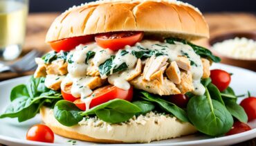 Slow Cooker Chicken Caesar Sandwiches