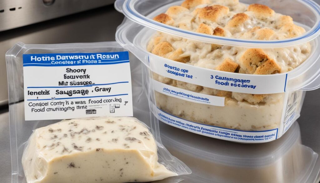 Storing and Reheating Buttermilk Biscuits and Sausage Gravy
