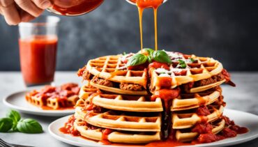 Stuffed Pizza Waffles