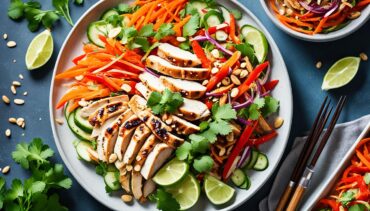 Thai Chicken Salad With Spicy Peanut