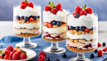 Toasted Angel Food Cake Parfaits With Fresh Berries Light Healthy