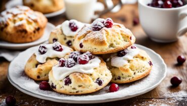 White Chocolate Cranberry Scones