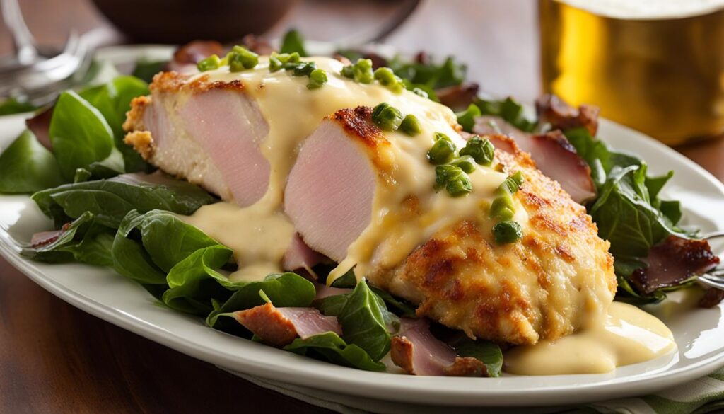 baked chicken cordon bleu