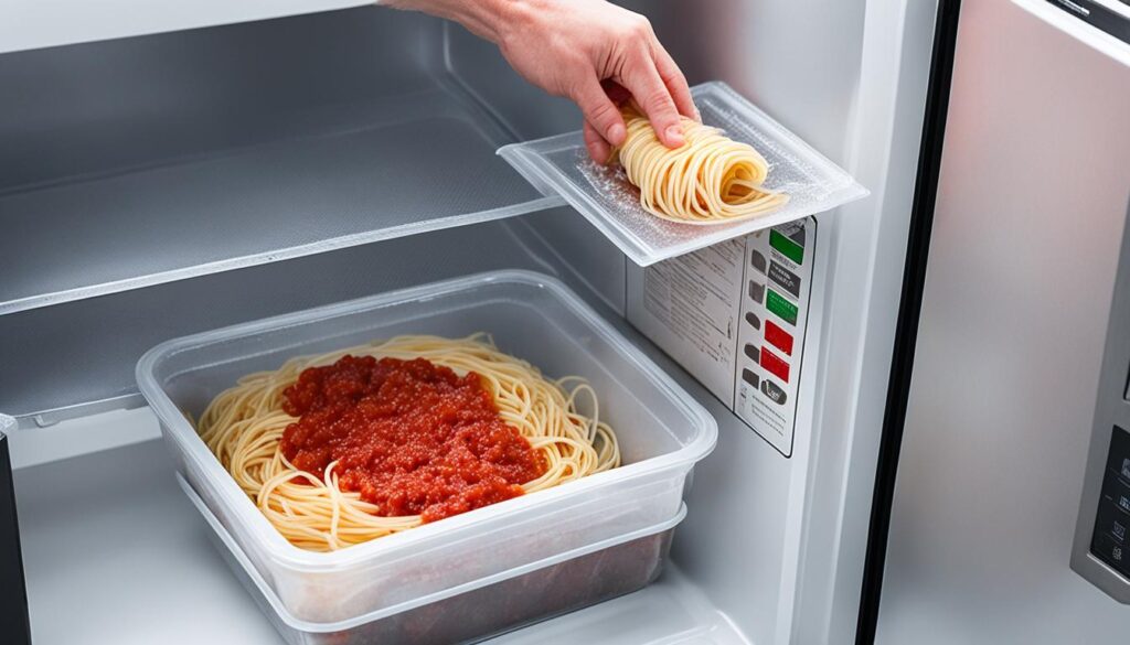 freeze spaghetti sauce