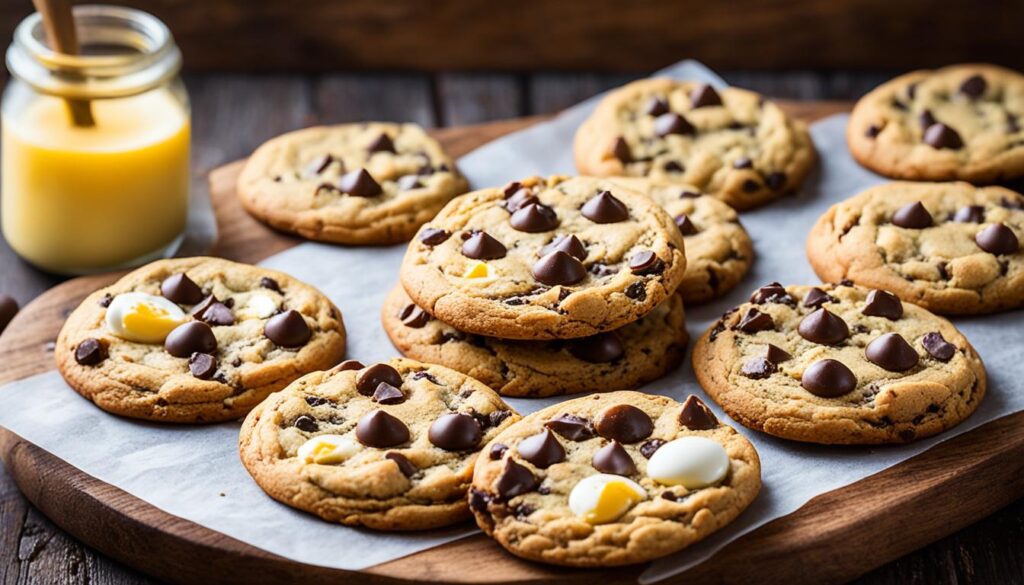 hard boiled egg chocolate chip cookies