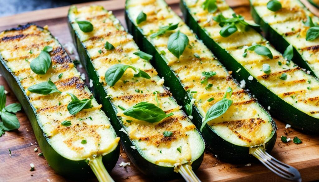 healthy grilled zucchini