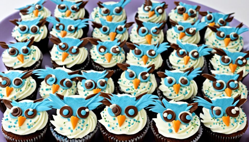 homemade owl cupcakes