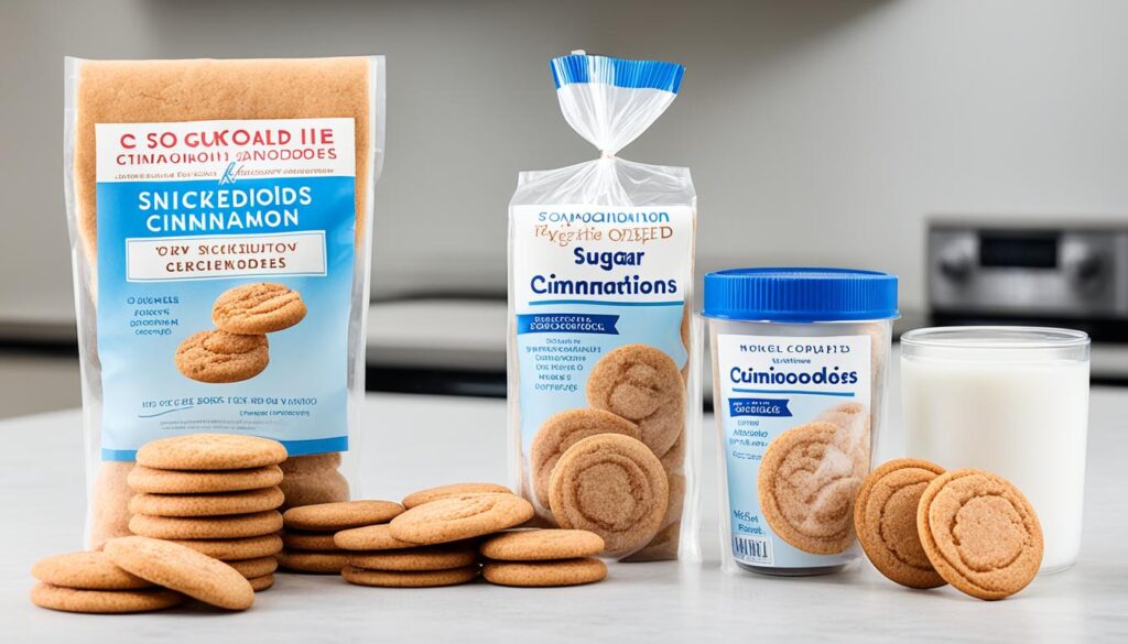 storing and freezing Snickerdoodles
