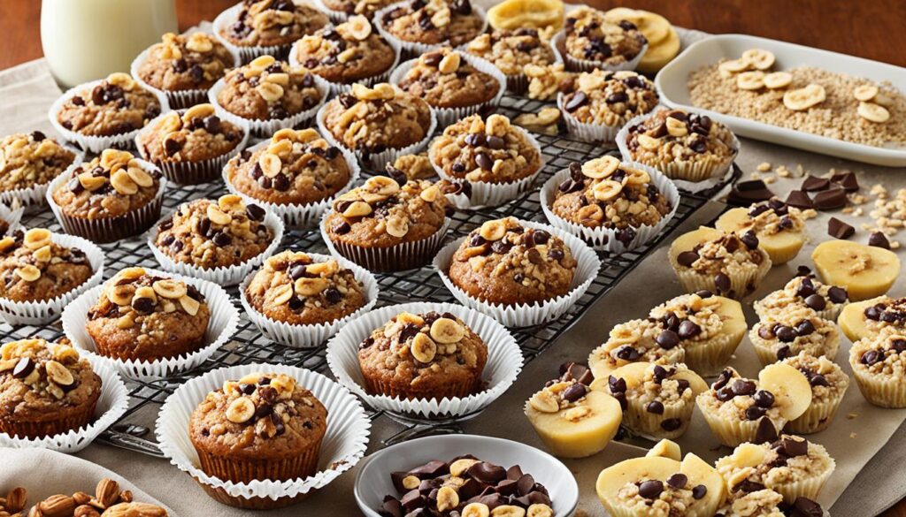 toppings for banana peanut butter oatmeal muffins