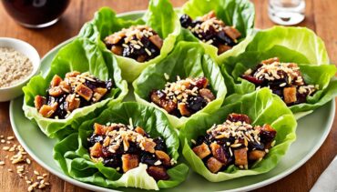 turkey dried plum lettuce wraps